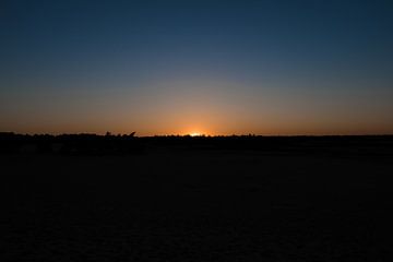 zonsondergang loonse en drunense duinen van Bas van Mook