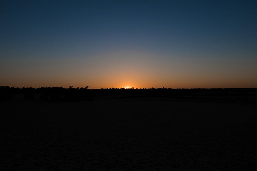 39/5000 coucher du soleil à loonse et dunes drunense par Bas van Mook