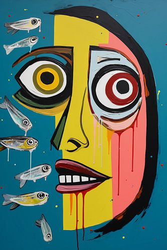 La dame aux sardines