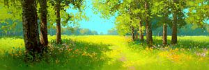 Blumenwiese | Wiese Licht