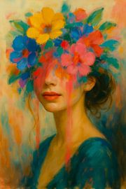 Portrait Fleur Whispers of Color