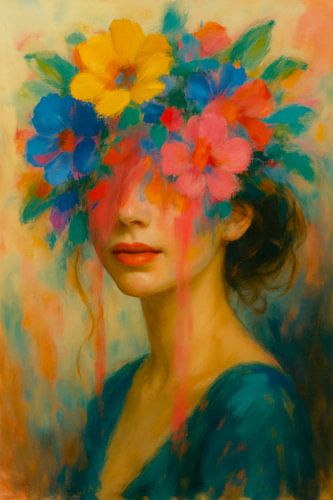 Portrait Fleur Whispers of Color