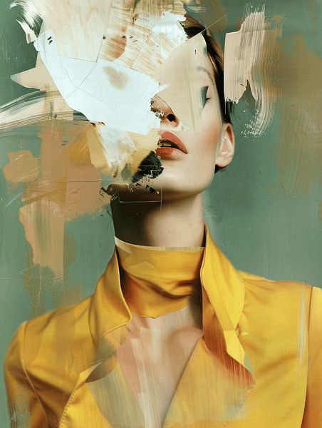 Porträt, zeitgenössische Kunst von Carla Van Iersel