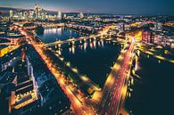 Frankfurt streets lit from above by Fotos by Jan Wehnert thumbnail