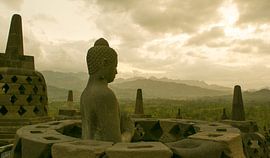 Borobudur near Yogyakarta, Indonesia by Sven Wildschut