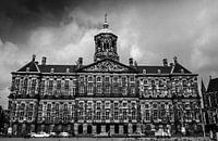 Palais sur le Dam 60s noir et blanc