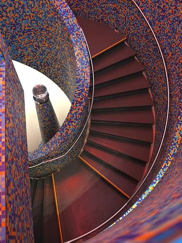 Treppe hinauf oder Treppe hinunter