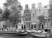 Tekening  Aquarel Tekening Herengracht 51-65 Amsterdam Pentekening Lijntekening van Hendrik-Jan Kornelis thumbnail