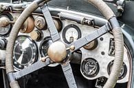 Vintage Bentley dashboard uit de jaren 20 met geborsteld aluminium van Sjoerd van der Wal Fotografie thumbnail