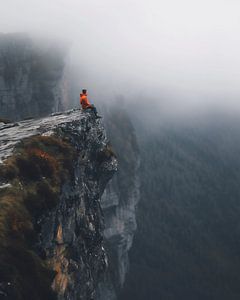 Aussicht vom norwegischen Felsen