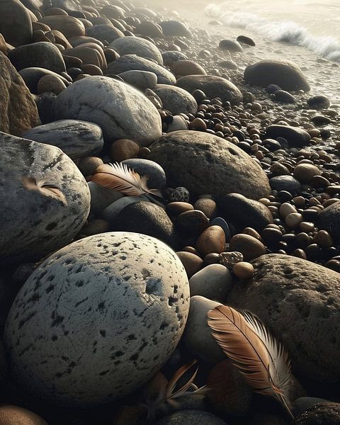 Strandspaziergang von fernlichtsicht
