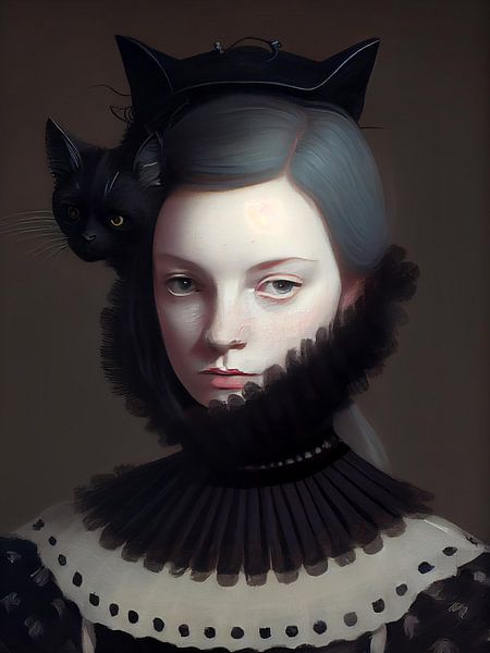 Miss zwart poesje van Dikhotomy