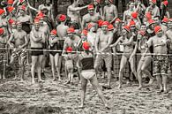 Warming up voor de nieuwjaarsduik in Brunssum 2016 van John Kreukniet thumbnail