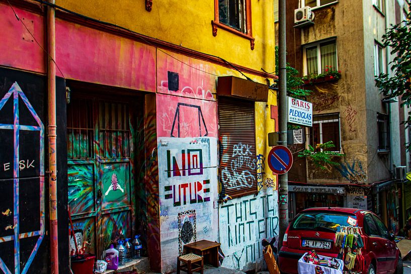 Graffiti in Istanbul van Oguz Özdemir