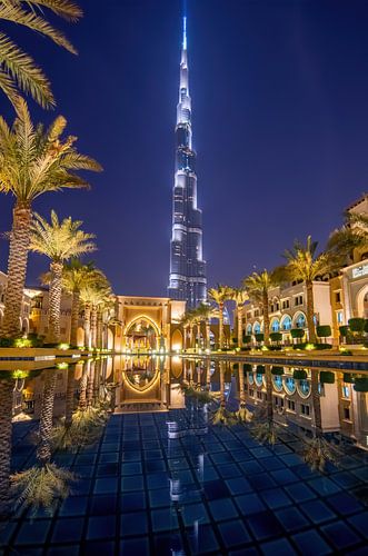 Burj Khalifa by night