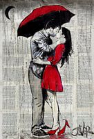 RODE REGENACHTIGE LIEFDE