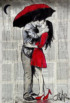 Red Rainy Love von LOUI JOVER