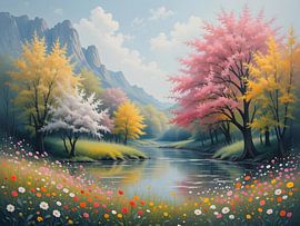 Blossoms in spring by HorizonArtistry