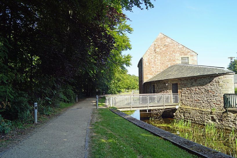 Die Stanley Mills ist eine ehemals produzierende Textilfabrik in der schottischen Ortschaft Stanley von Babetts Bildergalerie