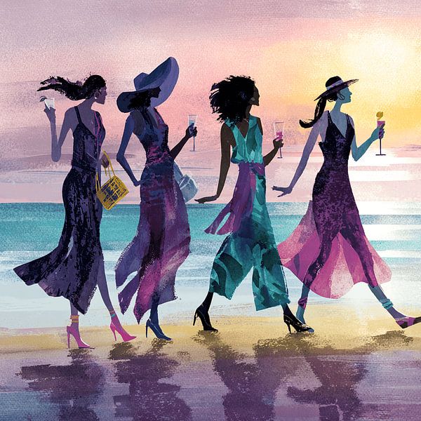 Party on the Beach by Karina Brouwer