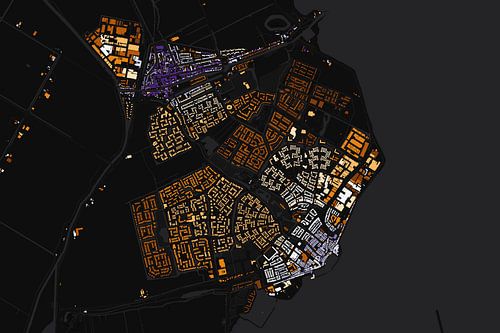 Edam and Volendam abstract map