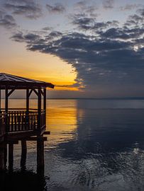 Zonsondergang op de Garda