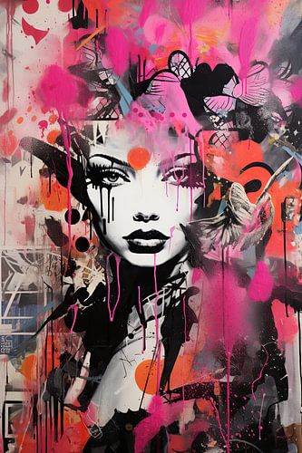 Pink colour frenzy of femininity