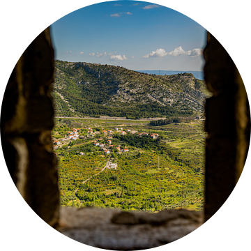 Doorkijkje bij Klis Fortress, Game of Thrones locatie (Kroatië)