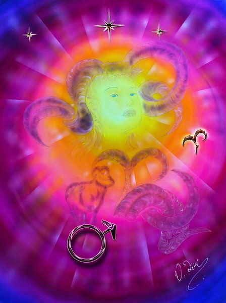 Signe astrologique Bélier par Walter Zettl