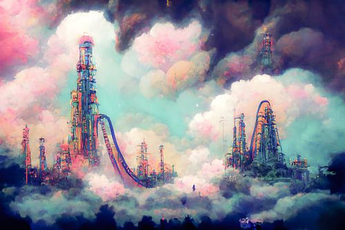 Buitenaardse fantasie, psychedelische dromen en vliegend tuig