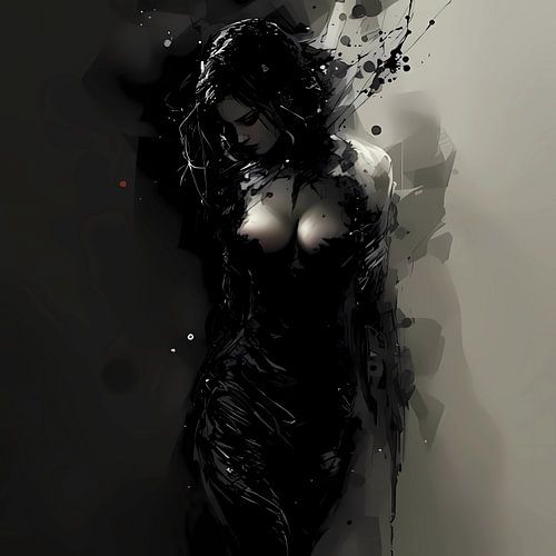 Titel: Aus den Schatten auftauchen (oder: Wiedergeburt in Tinte)