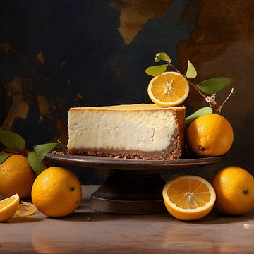 Le romantisme du gâteau au fromage sur Karina Brouwer