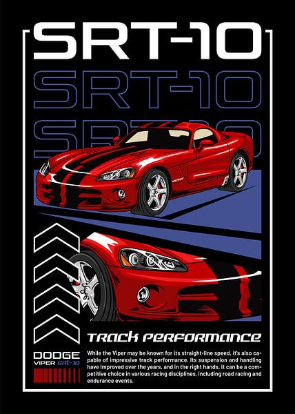 Dodge Viper SRT-10 Muscle Car von Adam Khabibi