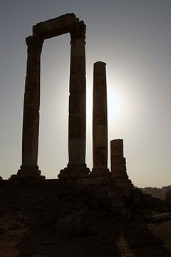 Ruïnes Amman Jordanië van Raymond Hendriks