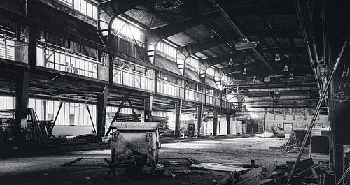Verlassene Stahlfabrik im Ruhrgebiet - Thyssen Krupp Industriegebäude