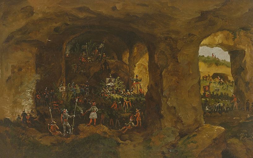 Artists’ festival in Cervara, Carl Morgenstern by Masterful Masters