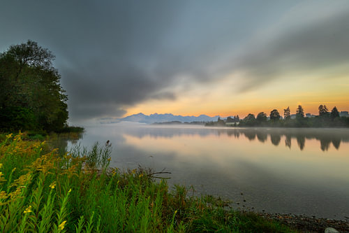 Morgenlicht über dem Forggensee