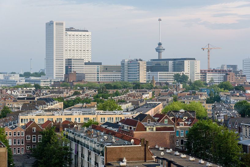 Cityscape Rotterdam avec l'hôpital Erasmus Pays-Bas par Martin Stevens