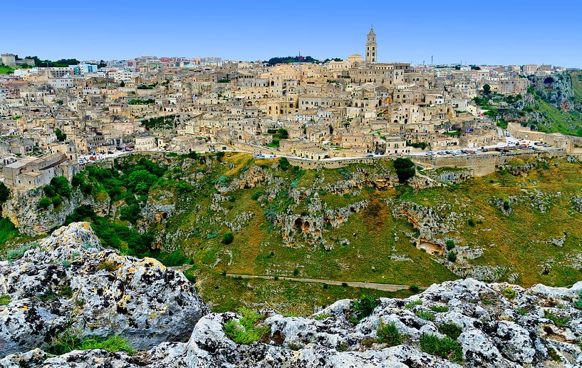 Panorama von Matera von Leopold Brix