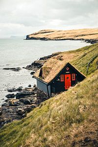 Sprookjeshuisje op de Faeröer Eilanden van Expeditie Aardbol