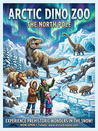 Arktischer Dino Zoo von Jutta Maria Pusl