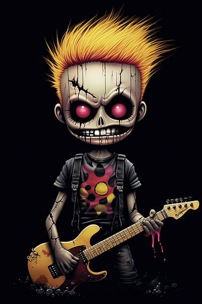 Heavy metal guitar nerd by Shine By Nous