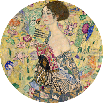 Dame met waaier (HQ), Gustav Klimt
