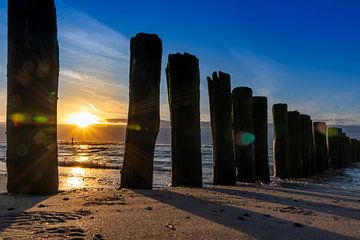 The vastness of the ocean at sunset by Your Happy Life