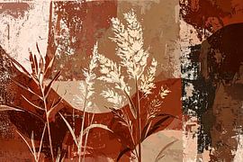 Illustration botanique moderne - Graminées -9 sur Studio Pieternel