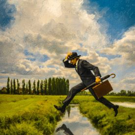 Le saut sur Geert Van Baelen