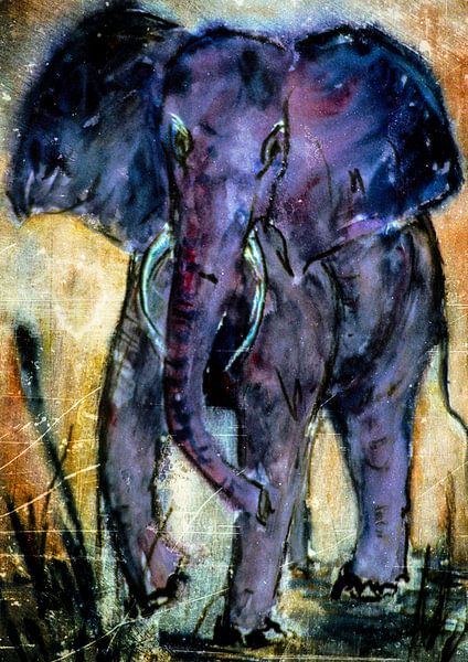 Der blaue Elefant von Christine Nöhmeier