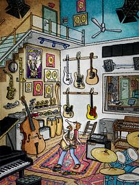 Der weltberühmte Musiker von Studio Zandman