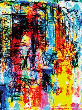 Cafe Le Refuge Paris at Montmartre Station