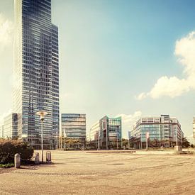 Cologne Tower Mediapark Panorama by Frank Wächter